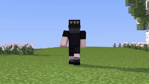 Minecraft Axolotl Man In Suit GIF