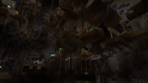 Minecraft Axolotl Tower GIF