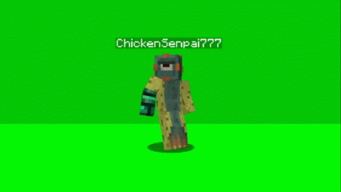 Minecraft Character Chickensenpai777 GIF