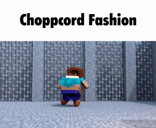 Minecraft Character Dancing Chopcord Fashion GIF