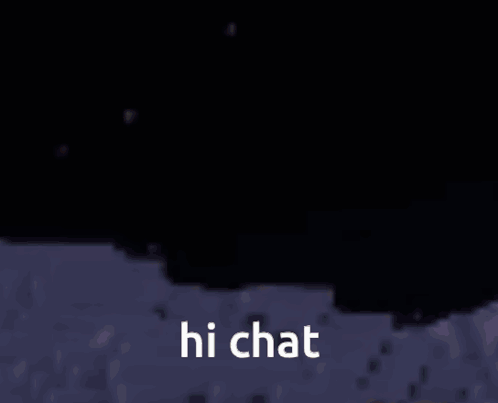 Minecraft Character Saying Hi Chat GIF