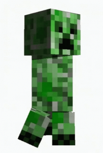 Minecraft Creeper Standing GIF