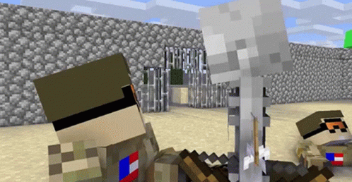 Minecraft Game Stabbing Arrow GIF