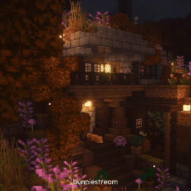 Minecraft House With Bunniestream