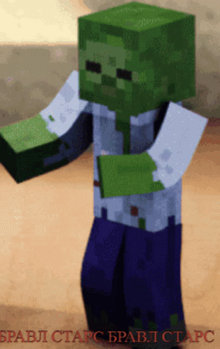 Minecraft Meme Character Dancing GIF