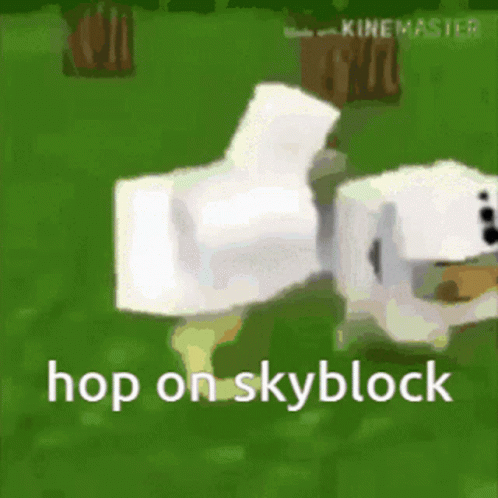 Minecraft Meme Chicken Fight GIF
