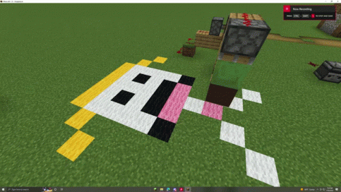 Minecraft Meme Planting Character GIF
