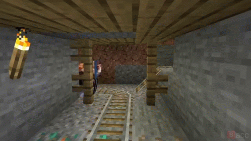 Minecraft Nikocado Avocado Driving In Tunnel GIF