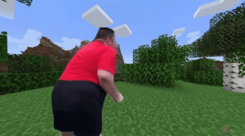 Minecraft Nikocado Avocado Walking GIF