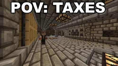 Minecraft Pov Taxes GIF