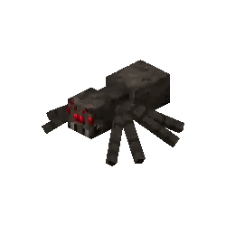 Minecraft Spider with Red Eyes