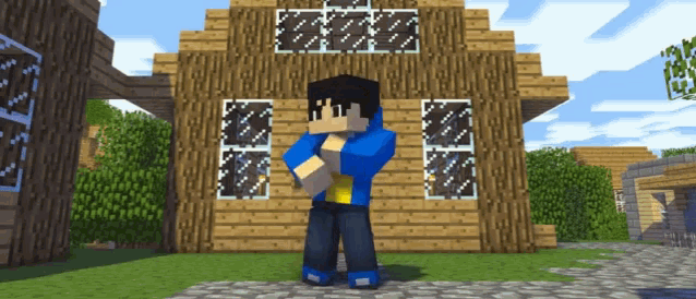 Minecraft Steve Moving GIF