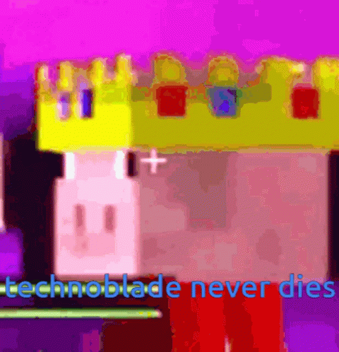 Minecraft technoblade in close up look gif gifdb