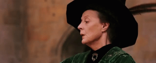 Minerva Mcgonagall Harry Potter Movie GIF