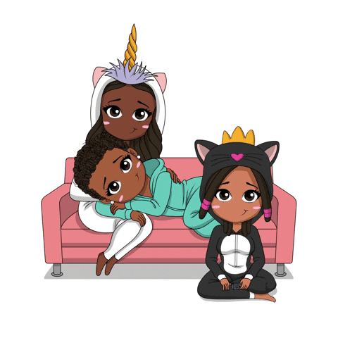 Mini Friends Cute Happy New Year GIF