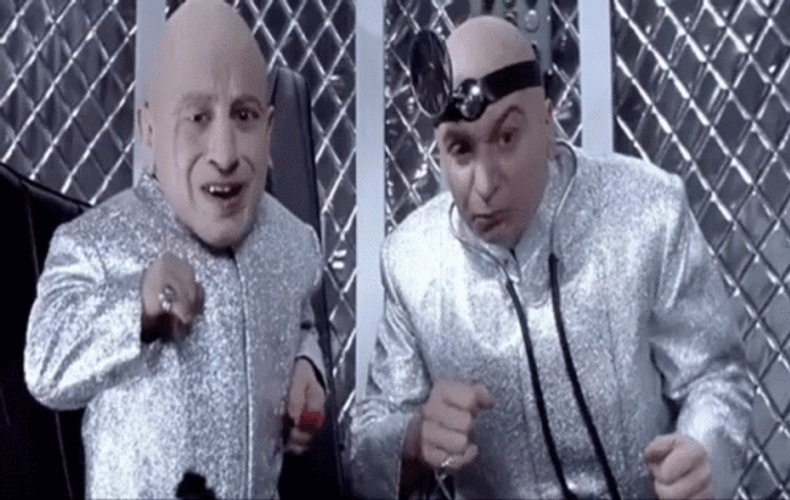 Mini Me And Dr Evil Pinky GIF
