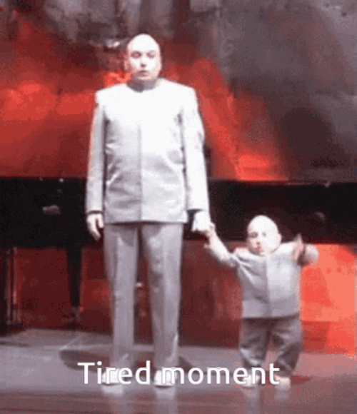 Mini Me And Dr Evil Robot Dance GIF