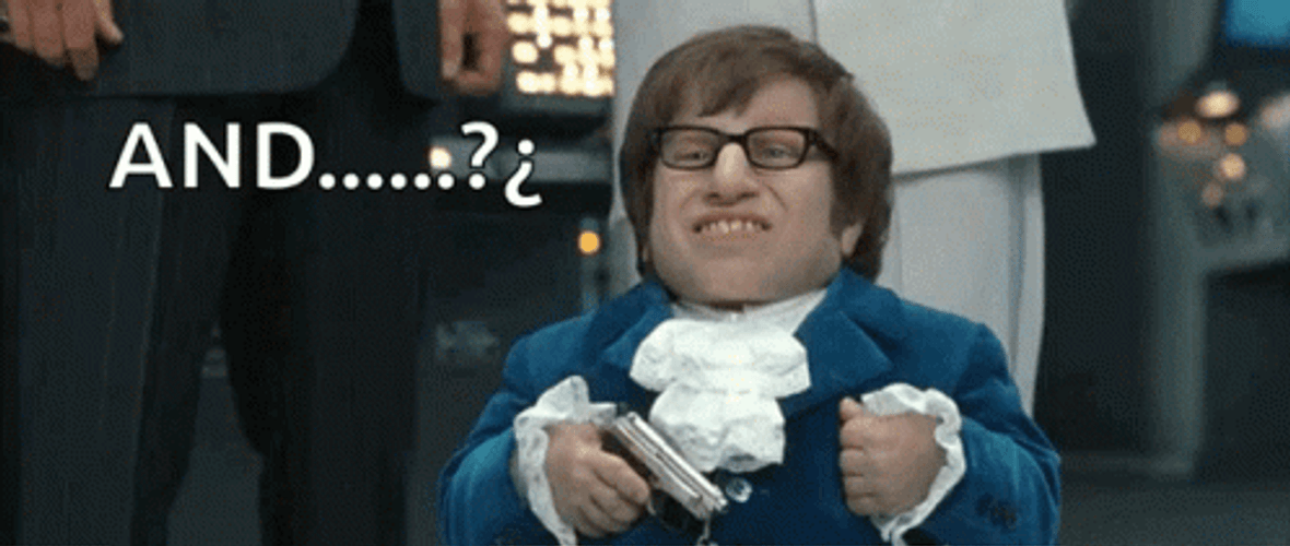 Mini Me As Austin Powers And GIF