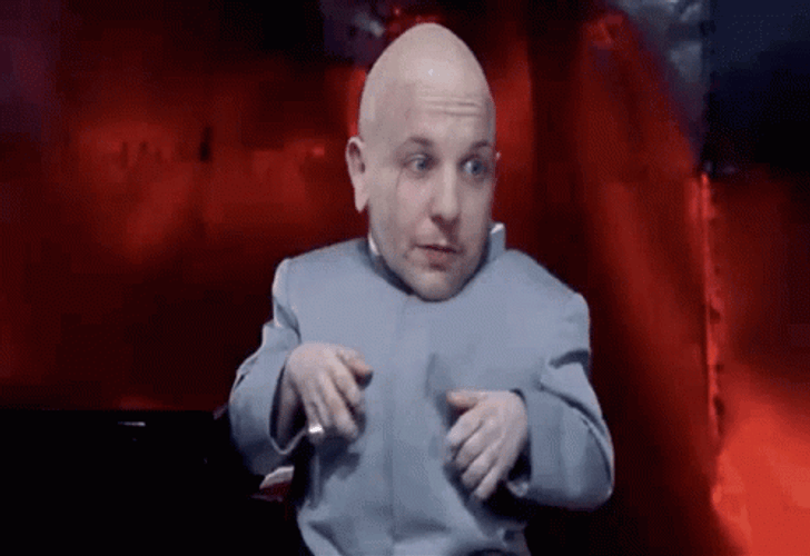 Mini Me Pointing GIF