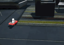 Mini Monokuma In A Car GIF