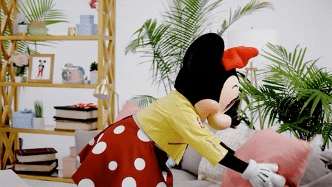 Mini Mouse Walt Disney Karate Chop GIF