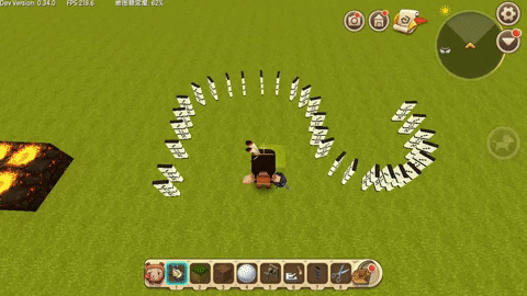 Mini World Domino Gameplay GIF