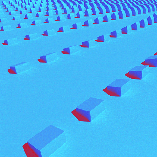 Minimal Comotion Waves Animation GIF