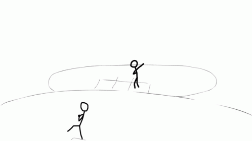 Minimalist Moneyball Art Homerun GIF