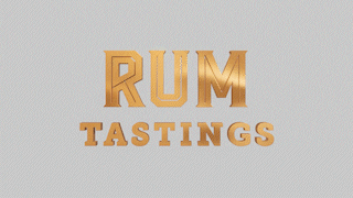 Minimalist Rum Tasting Text Art GIF