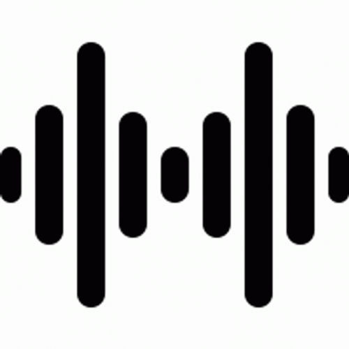 Minimalist Sound Black Icon GIF