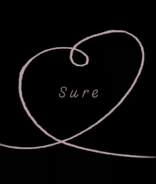Minimalist Sure Heart Love GIF