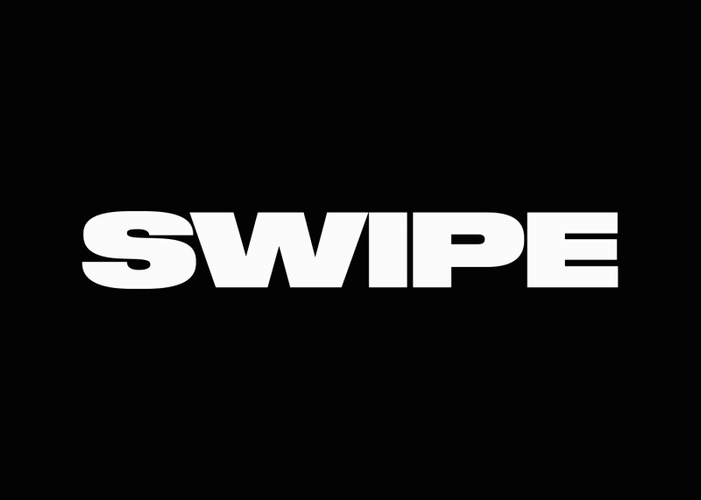 Minimalist Swipe Swipe Typography GIF