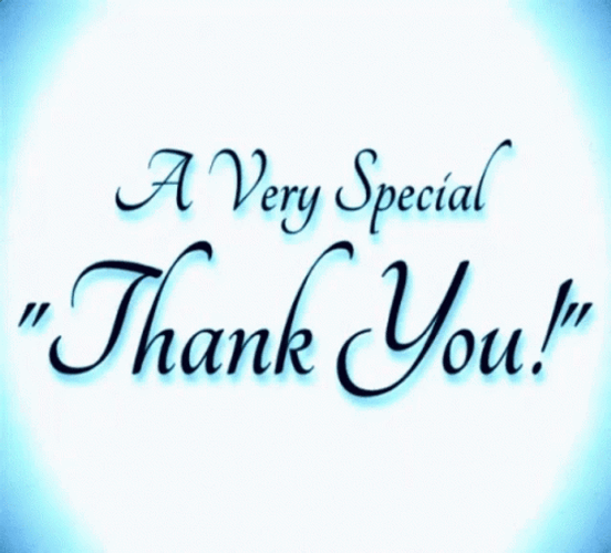 Minimalist Thank You Very Much GIF