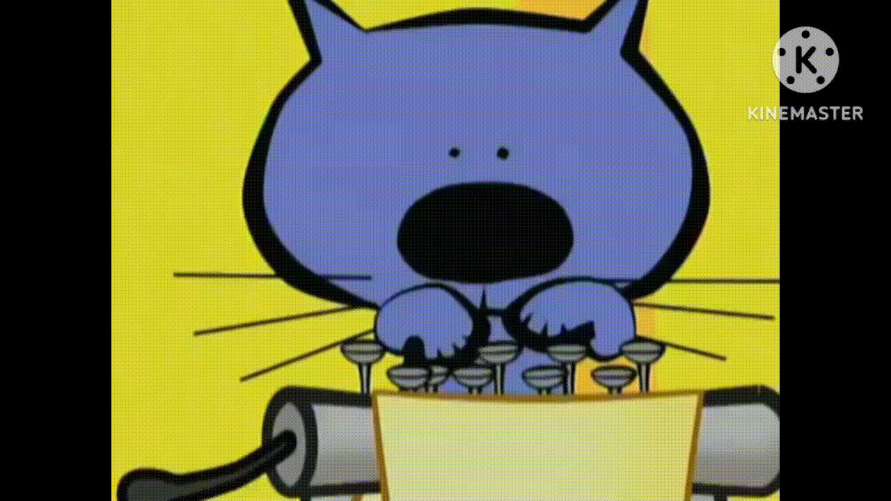 Minimax Cat And Dog With Typewriter GIF