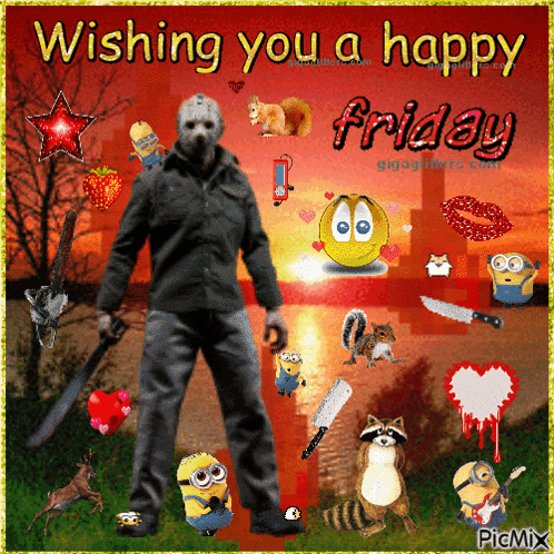 Minion Dancing Saying It's Friday