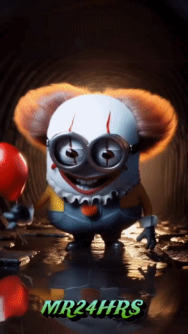 Minion Dressed as Clown