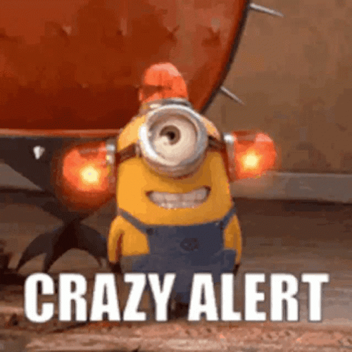 Minion Getting Insane GIF