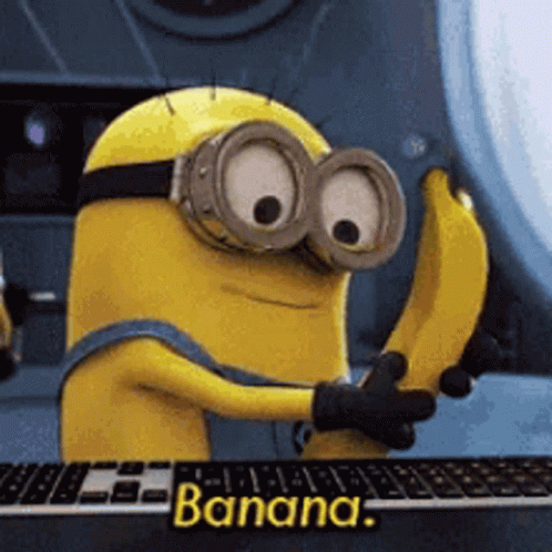 Minion Holding Banana
