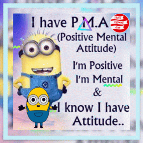 Minion I Have Good Attitude Tuesday Meme GIF