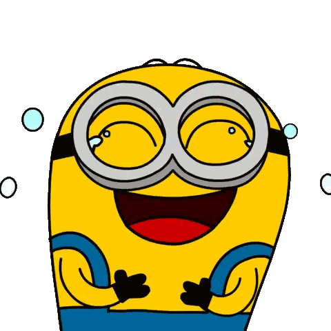 Minion in Blue Shirt and Goggles