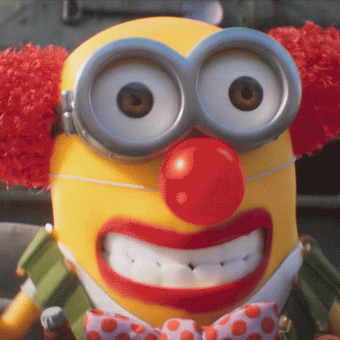 Minion in Clown Costume