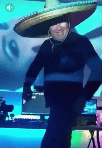Minion in Sombrero and Sunglasses Says Happy Tuesday