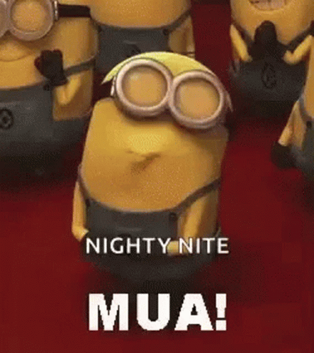Minion Nighty Night Mua GIF