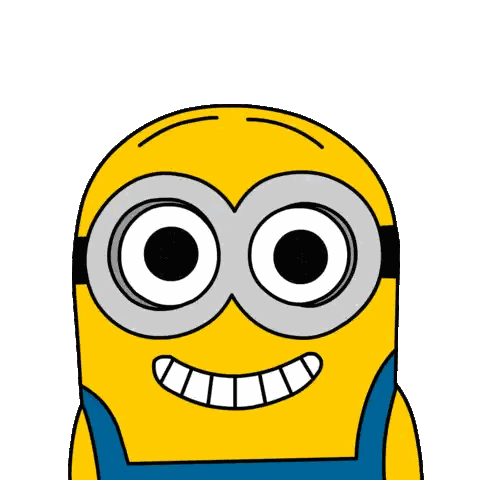 Minion Running Under Bye Sign