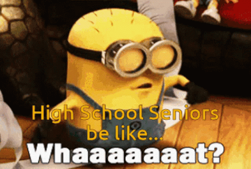 Minion Saying High School Seniors Be Like