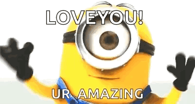 Minion With Big Eye Hugging GIF