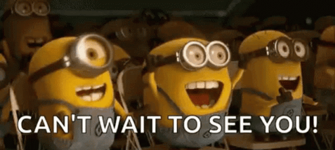 Minions Cant Wait See You Soon GIF