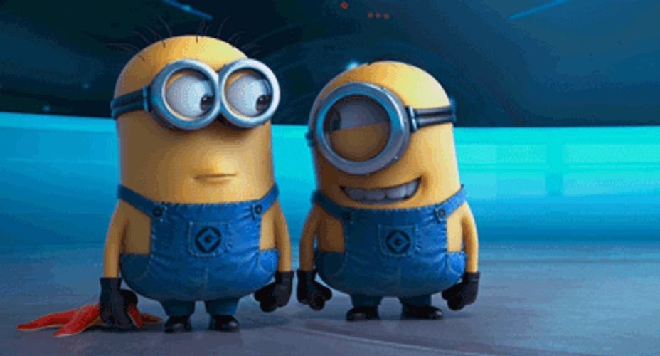 Minions Carl And Tom Laughing GIF