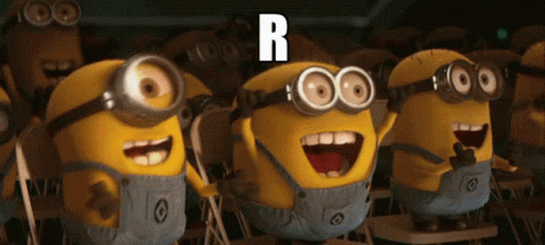 Minions Celebrating R GIF