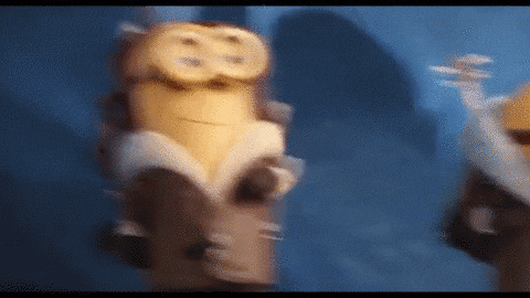Minions Kevin Bob With Stuart Eating GIF